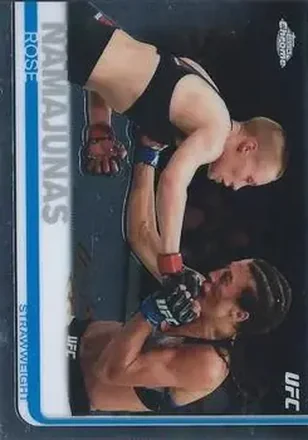 2019 Topps Chrome UFC #10 - Rose Namajunas