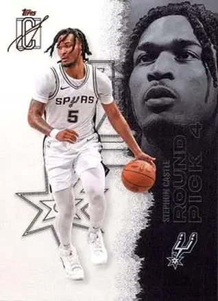 2025-26 Topps Signature Class #53 - Stephon Castle - San Antonio Spurs