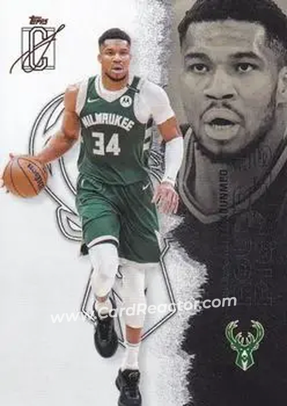 2025-26 Topps Signature Class #56 - Giannis Antetokounmpo - Milwaukee Bucks - Front