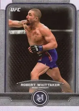 2019 Topps UFC Museum Collection #22 - Robert Whittaker