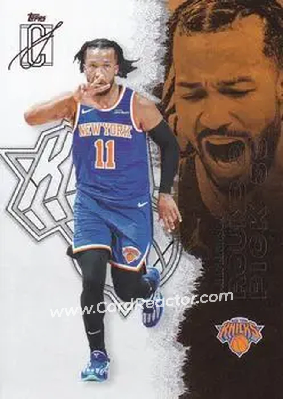 2025-26 Topps Signature Class #58 - Jalen Brunson - New York Knicks - Front