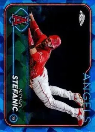 2024 Topps Chrome Update Sapphire Edition #USCS219 - Michael Stefanic - Los Angeles Angels