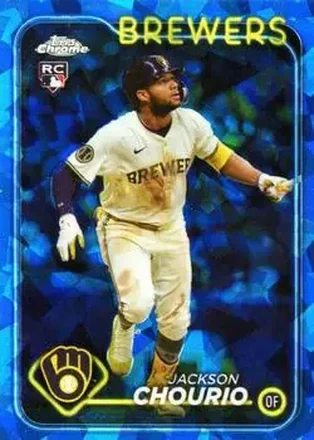 2024 Topps Chrome Update Sapphire Edition #USCS240 - Jackson Chourio - Milwaukee Brewers