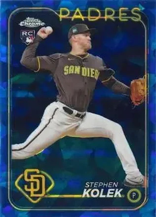 2024 Topps Chrome Update Sapphire Edition #USCS259 - Stephen Kolek - San Diego Padres