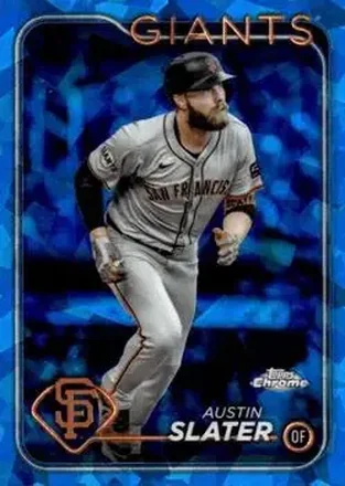 2024 Topps Chrome Update Sapphire Edition #USCS261 - Austin Slater - San Francisco Giants