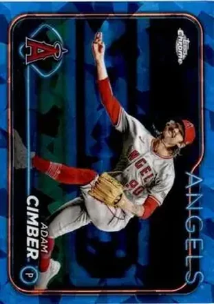 2024 Topps Chrome Update Sapphire Edition #USCS282 - Adam Cimber - Los Angeles Angels