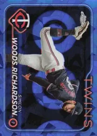 2024 Topps Chrome Update Sapphire Edition #USCS295 - Simeon Woods Richardson - Minnesota Twins