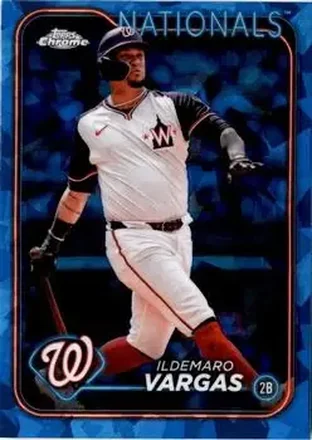 2024 Topps Chrome Update Sapphire Edition #USCS303 - Ildemaro Vargas - Washington Nationals