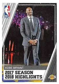 2018-19 Panini NBA Sticker Collection #3 Kobe Bryant