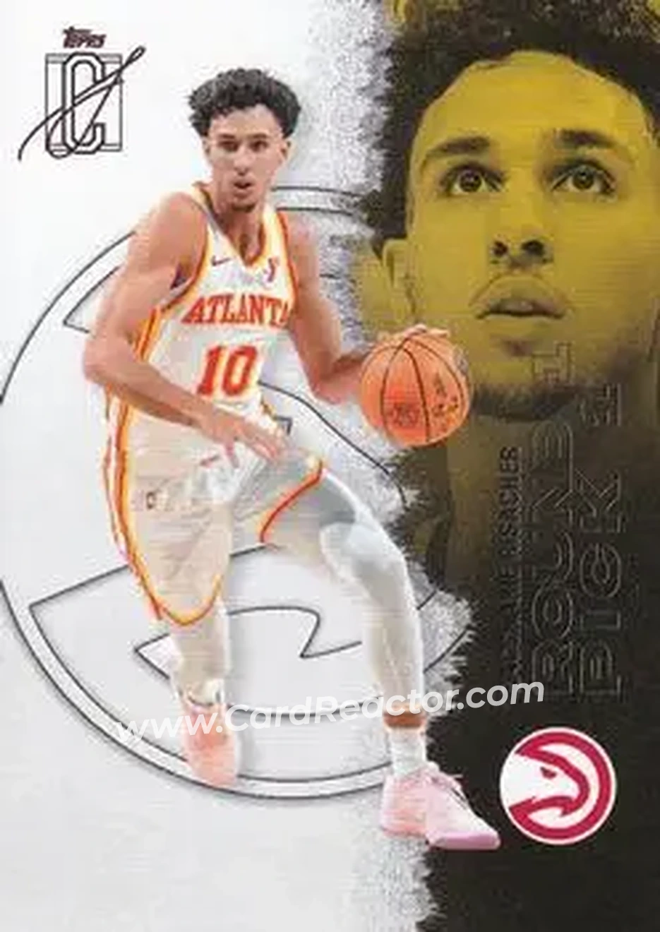 2025-26 Topps Signature Class #61 - Zaccharie Risacher - Atlanta Hawks - Front