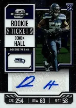 2023 Panini Contenders Optic #163 - Derick Hall - Seattle Seahawks