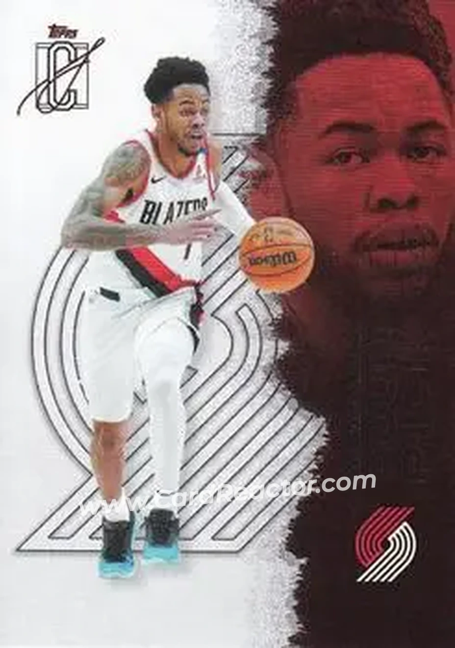 2025-26 Topps Signature Class #70 - Anfernee Simons - Portland Trail Blazers - Front