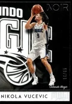 2018-19 Panini Noir #3 Nikola Vučević