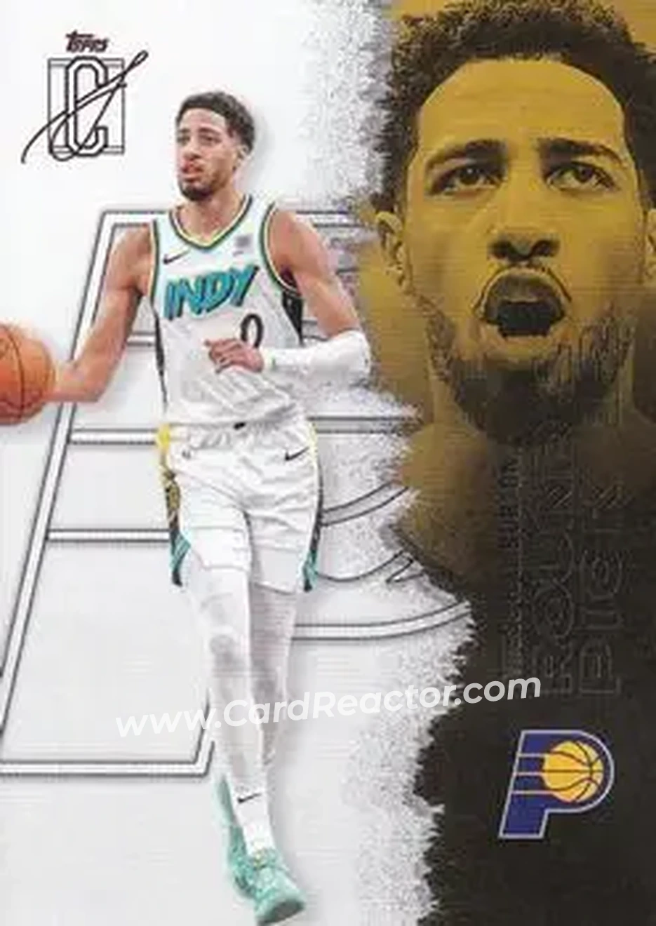 2025-26 Topps Signature Class #71 - Tyrese Haliburton - Indiana Pacers - Front