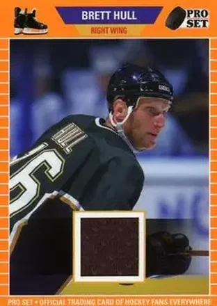 2021-22 Pro Set - Memorabilia Orange #PSM-10 - Brett Hull - Dallas Stars