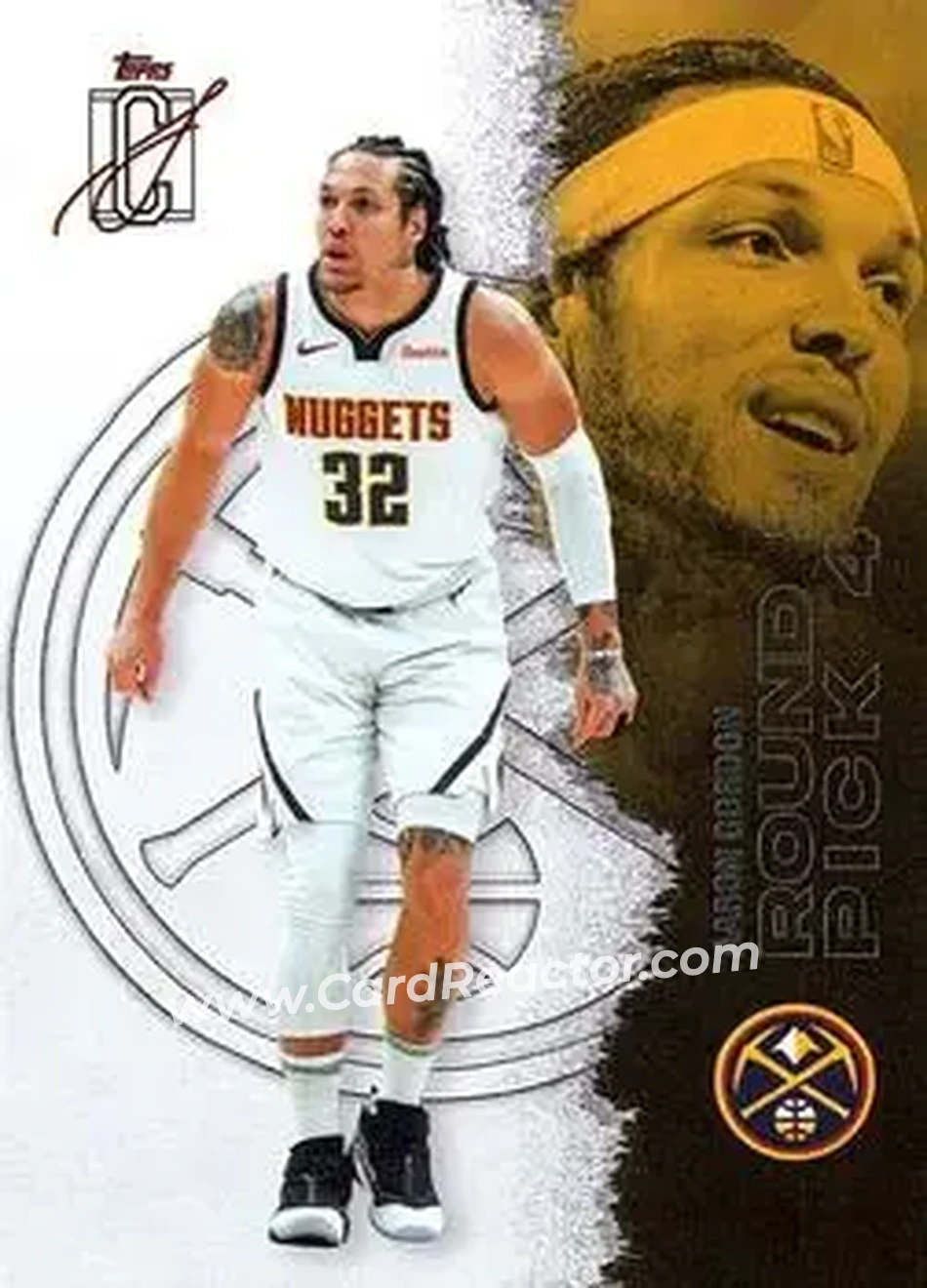 2025-26 Topps Signature Class #77 - Aaron Gordon - Denver Nuggets - Front 2025-26 Topps Signature Class #77 - Aaron Gordon - Denver Nuggets - Front