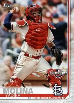 2019 Topps Opening Day #102 - Yadier Molina - St. Louis Cardinals