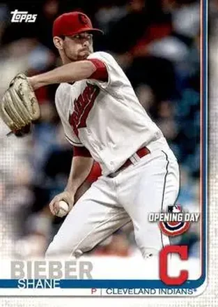 2019 Topps Opening Day #104 - Shane Bieber - Cleveland Indians