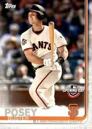 2019 Topps Opening Day #105 - Buster Posey - San Francisco Giants