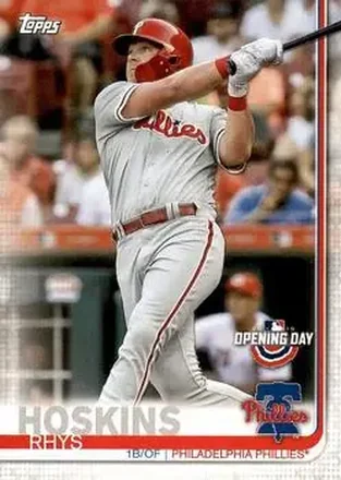 2019 Topps Opening Day #107 - Rhys Hoskins - Philadelphia Phillies