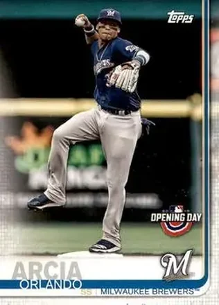 2019 Topps Opening Day #121 - Orlando Arcia - Milwaukee Brewers