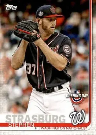 2019 Topps Opening Day #124 - Stephen Strasburg - Washington Nationals