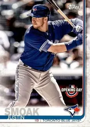 2019 Topps Opening Day #129 - Justin Smoak - Toronto Blue Jays