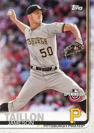 2019 Topps Opening Day #134 - Jameson Taillon - Pittsburgh Pirates