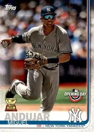2019 Topps Opening Day #144 - Miguel Andujar - New York Yankees