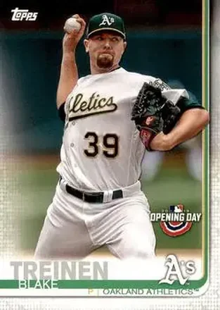 2019 Topps Opening Day #146 - Blake Treinen - Oakland Athletics