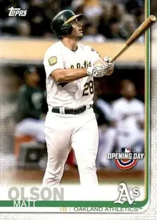 2019 Topps Opening Day #152 - Matt Olson - Oakland Athletics