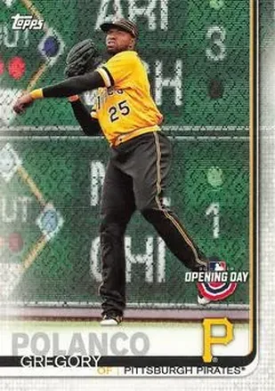2019 Topps Opening Day #158 - Gregory Polanco - Pittsburgh Pirates