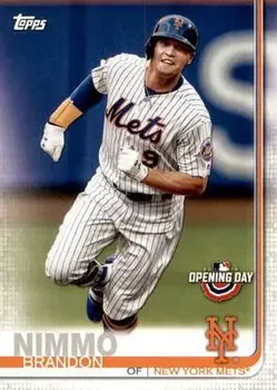2019 Topps Opening Day #161 - Brandon Nimmo - New York Mets