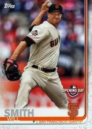 2019 Topps Opening Day #163 - Will Smith - San Francisco Giants