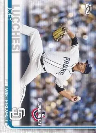 2019 Topps Opening Day #165 - Joey Lucchesi - San Diego Padres