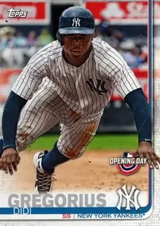 2019 Topps Opening Day #166 - Didi Gregorius - New York Yankees