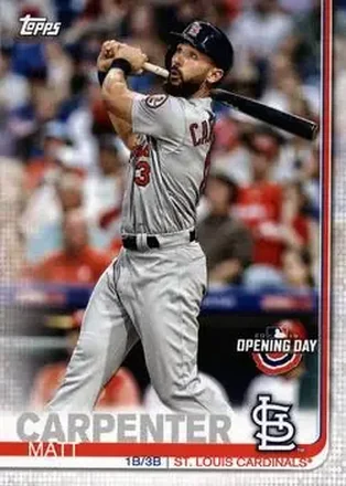 2019 Topps Opening Day #168 - Matt Carpenter - St. Louis Cardinals