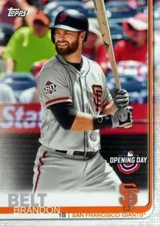 2019 Topps Opening Day #169 - Brandon Belt - San Francisco Giants