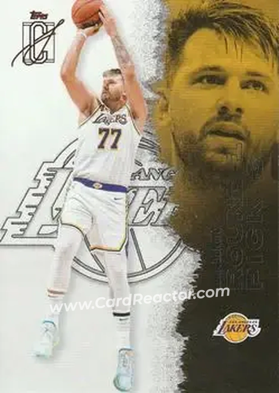2025-26 Topps Signature Class #83 - Luka Dončić - Los Angeles Lakers - Front