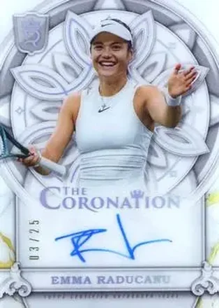 2024 Topps Royalty Collection - The Coronation Autographs #C-ER - Emma Raducanu