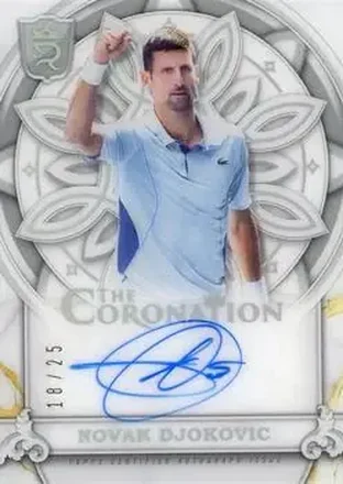 2024 Topps Royalty Collection - The Coronation Autographs #C-ND - Novak Djokovic
