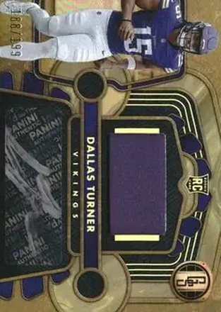 2024 Panini Gold Standard #222 - Dallas Turner - Minnesota Vikings