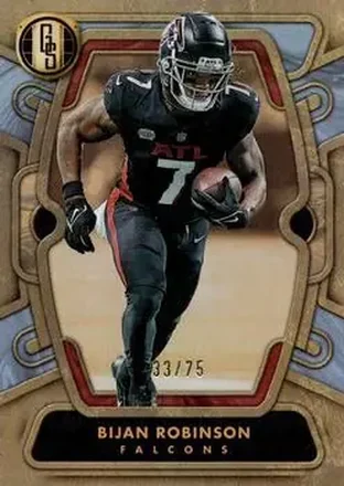 2024 Panini Gold Standard - Platinum #4 - Bijan Robinson - Atlanta Falcons