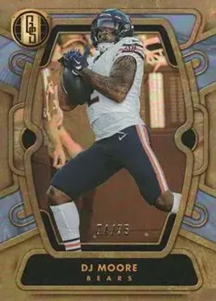 2024 Panini Gold Standard - Platinum #15 - DJ Moore - Chicago Bears