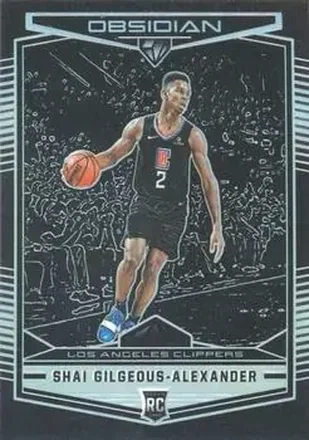 2018-19 Panini Obsidian #75 - Shai Gilgeous-Alexander - Los Angeles Clippers