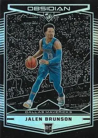 2018-19 Panini Obsidian #82 - Jalen Brunson - Dallas Mavericks