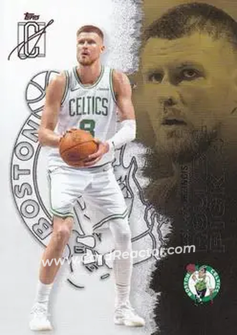 2025-26 Topps Signature Class #88 - Kristaps Porziņģis - Boston Celtics - Front 2025-26 Topps Signature Class #88 - Kristaps Porziņģis - Boston Celtics - Front