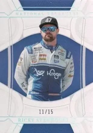 2022 Panini National Treasures - Holo Silver #24 - Ricky Stenhouse Jr. - JTG Daugherty Racing