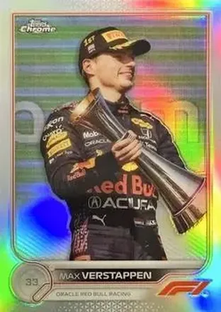 2022 Topps Chrome Formula 1 #3b - Max Verstappen - Red Bull Racing