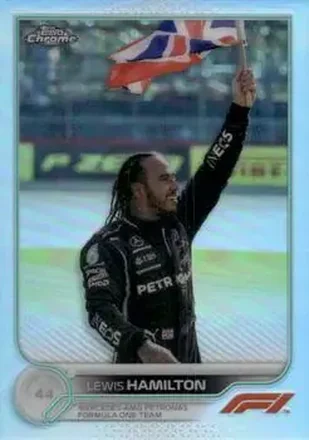 2022 Topps Chrome Formula 1 #4b - Lewis Hamilton - Mercedes-AMG Petronas F1
